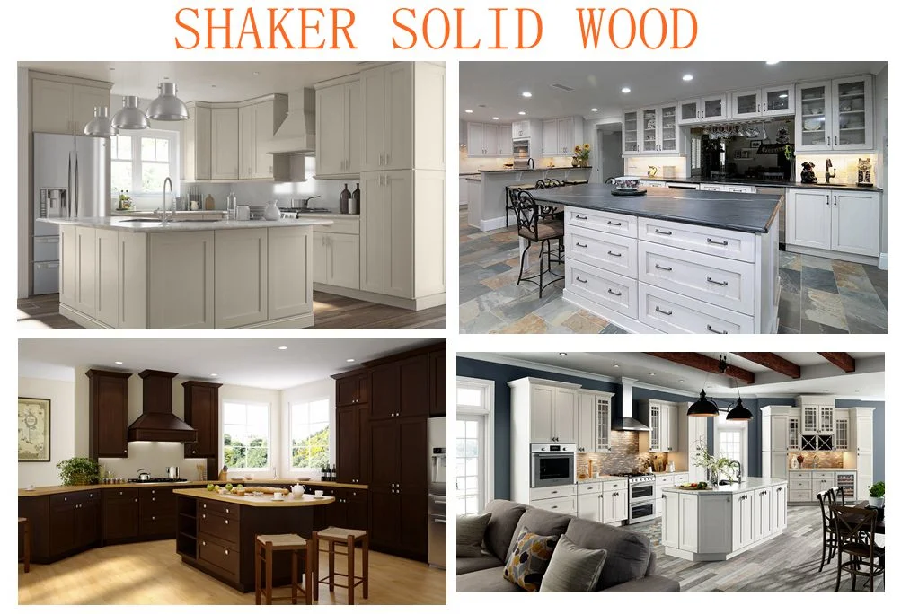 American Shaker Style Lacquer Kitchen Cabinet Furniture