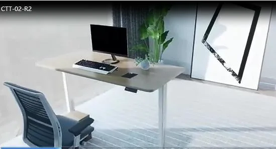 Table élévatrice électrique pour ordinateur de bureau intelligent réglable pour meubles de maison