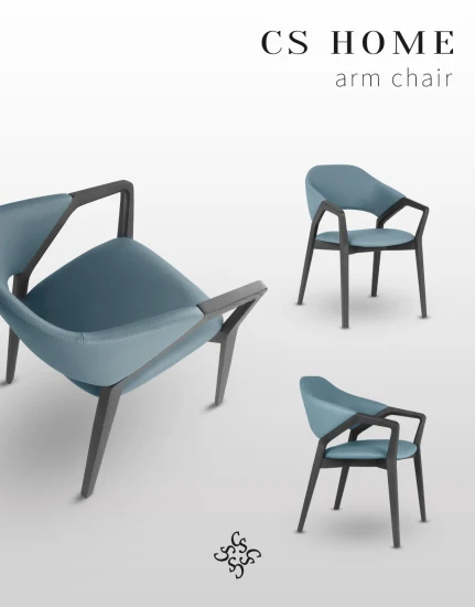 Chaises de salle à manger de meubles de conception de luxe moderne chaises de salle à manger avec pieds en bois