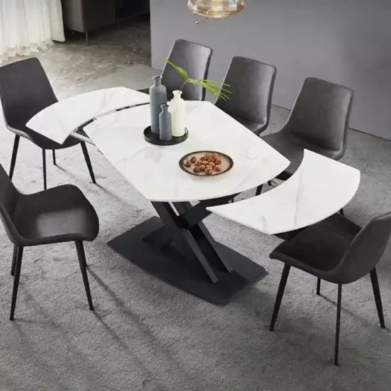 Table à manger carrée luxe moderne prix compétitif